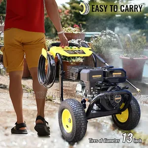 Rugged Pressure Washing Machine With Soap Ditch