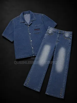 Fast Selling * Denim Jean Shirt and Denim Jean