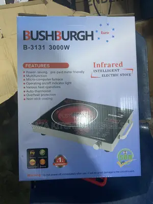 Bush-Burg Infrared Cooker for Solar and Prepaid Meter