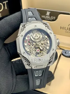 Luxury Hublot Automatic Mechanical Skeleton Watch