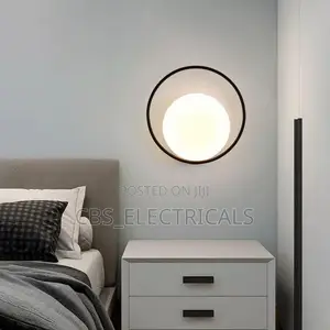 Modern Circular Ring Globe LED Wall Sconce