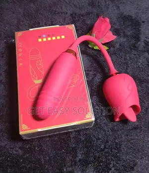 Rose Vibrator 10 Speed Vibrating Clit Nipple Sucker