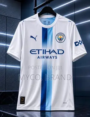 Puma Manchester City Inspired White Football Jersey