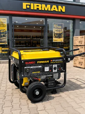 Firman 4.5kva Petrol SPG6000E2 Generator Key Start Super Fuel Efficie
