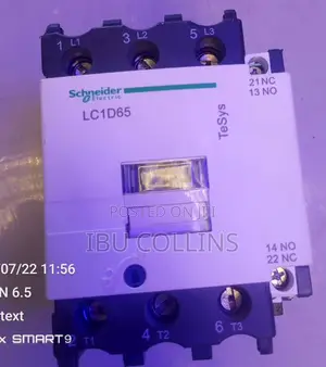 "Schneider Electric LC1D65 65A Contactor – Brand New."