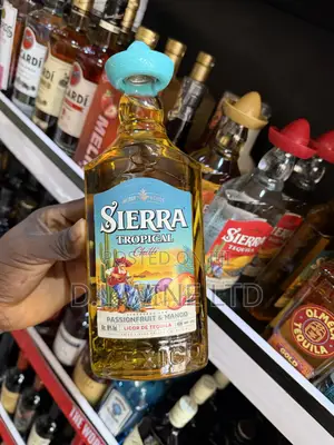 Sierra Tequila TROPICAL Cartoon of 12 Bottles