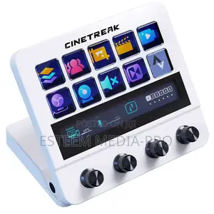 CineTreak CT-SD10W Touchscreen Streaming Console With 10 LCD Keys