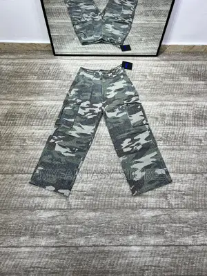 One Seven Camouflage Cargo Denim Pants