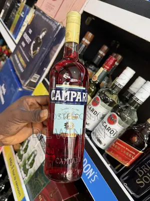 CAMPARI Red Bitters Cartoon of 12 Bottles