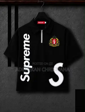 Nexus Supreme-Inspired Zip Polo T-Shirt