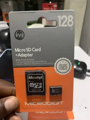 Microdigit 128GB MicroSD Memory Card + Adapter