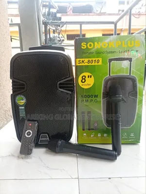 Premium Portable PA Speaker With Two Wireless Microphones