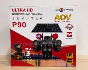 Ultra Hd 3ptz , Triple Lens Solar PTZ Camera