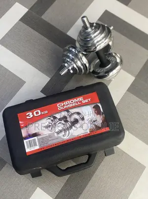 30kg Dumbbell Set With Extension Rod