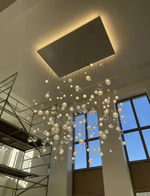 Adjustable Ceiling Staircase Dropping Chandelier