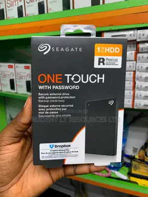 Seagate One Touch 1TB External Hard Drive With Password Protection