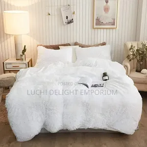  LUXURY FLUFFY FUR DUVET - White (4/6,6/6,6/7,7/7)