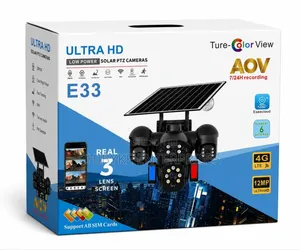 Eseecloud Triple Lens Solar PTZ Camera With Auto Tracking