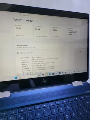 Laptop HP Spectre X360 13 16GB Intel Core i7 SSD 512GB