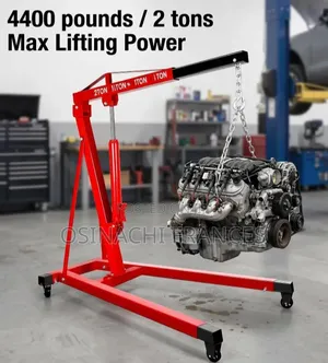 2 Tons Hoist Lift Engine Shop Crane Heavy Duty,
