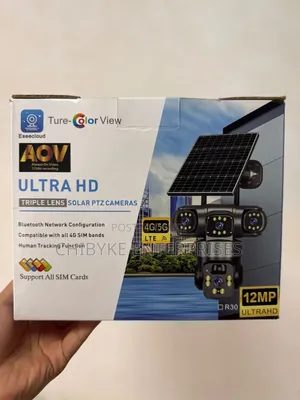 Ultra Hd Eseecloud Triple Lens Aov Solar PTZ Camera, With Auto Track