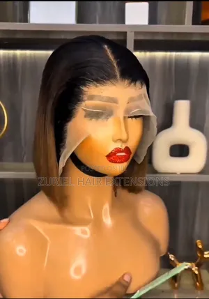 12 Inches Full Frontal Bob Wig | 100% Human Hair Closure Wig