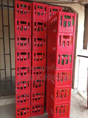Empty Coca-Cola Crates