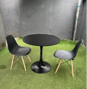 Imported Round Wooden Top Restaurant/ Dining Table Set