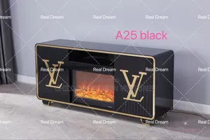 Stylish TV Stand With Fire Display