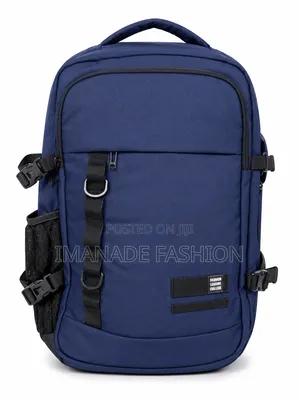 Super Victan Multi-Compartment Laptop Travel Backpack – Navy Blue