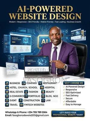 Website Design, Graphics Design and Video Editing