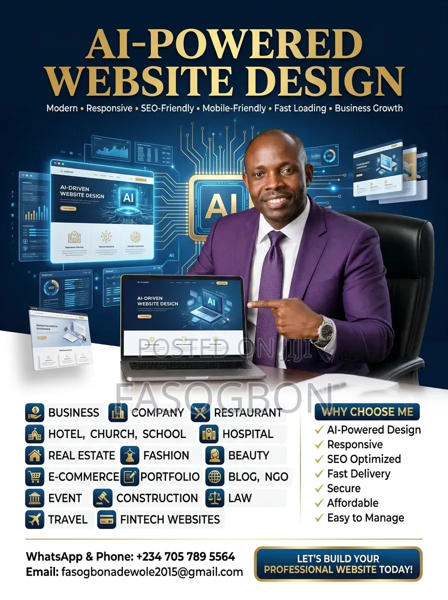 Website Design, Graphics Design and Video Editing
