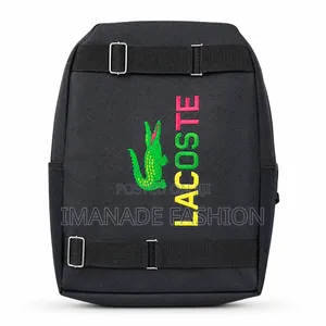 Lacoste-Inspired Backpack – Lightweight School, Travel Everyday Bag