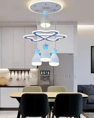 Blue Led Chandelier
