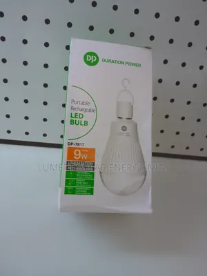 DP 9W Portable Rechargeable LED Bulb - DP-7817 (Lithium Battery)