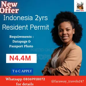 New Offer: Indonesia 2yrs Resident Permit