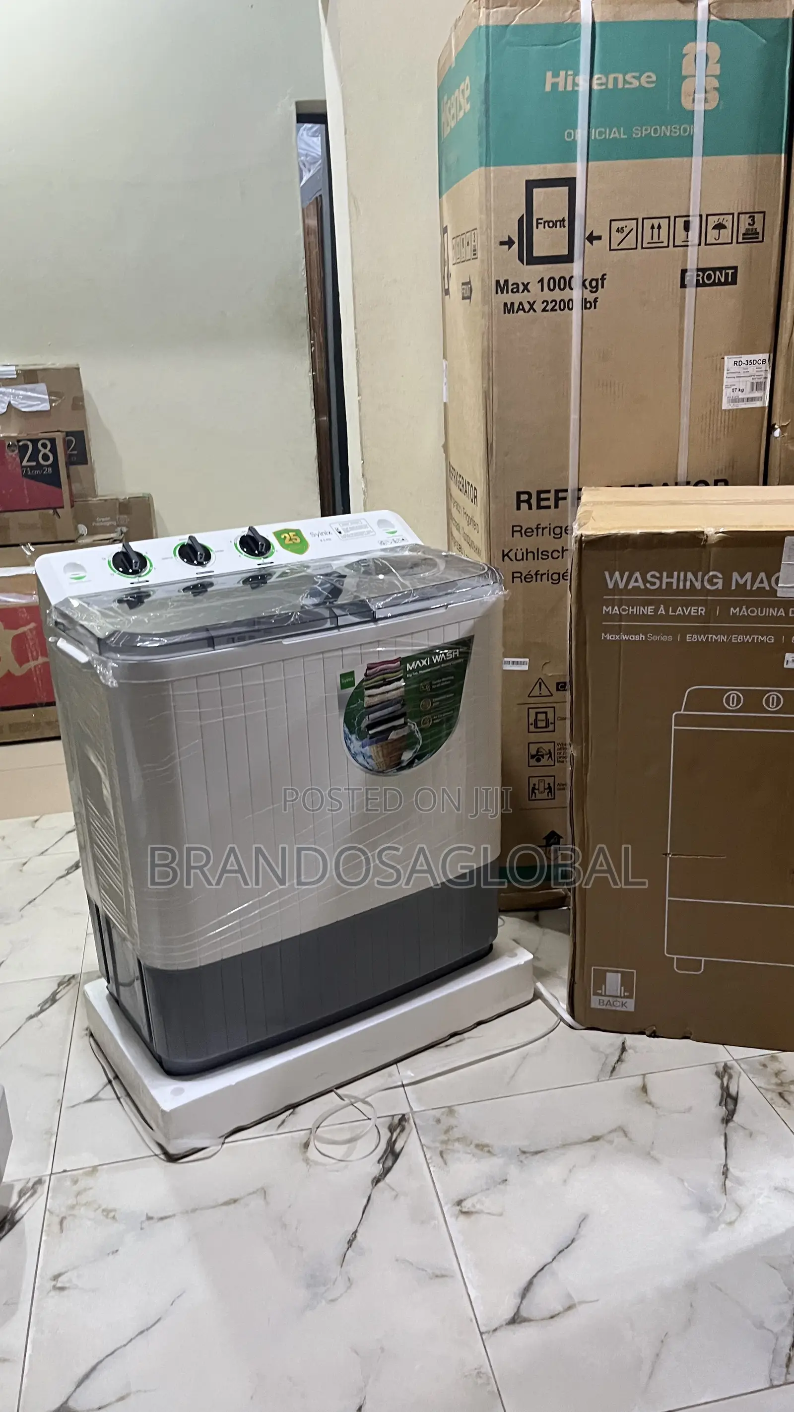 Synix 8.5KG Semi Automatic Washing Machine