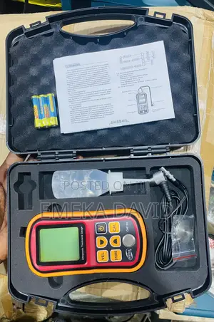 Ultrasonic Thickness Gauge Includes a Testing Probe.