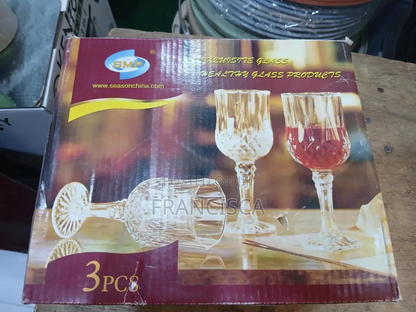 3 Glass Cup Set