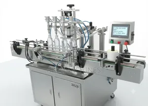 Automatic 4 Nozzle Liquid Filling Machine
