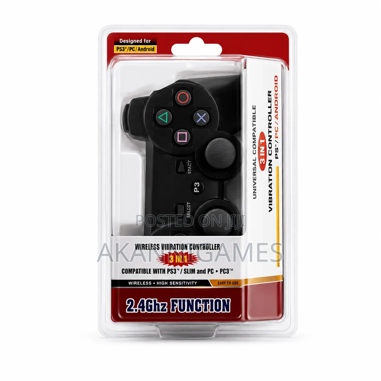 Wireless Bluetooth Game Controller Pad for Ps2 / PC / Android