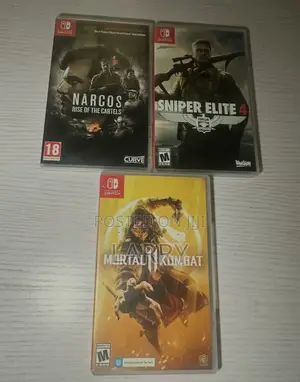 Nintendo Switch: Narcos, Sniper Elite, Mortal Combat 11