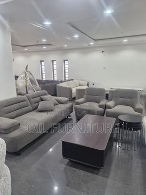 Luxury Ultra-Comfort Grey Fabric 3-Seater Sofa Couch