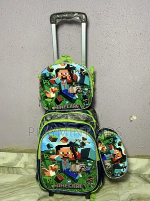 Kids Character 16inches 3 in 1 Trolley School Bag