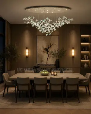 Luxury Tassel Aluminum Chain Gold Chandelier for Home Living Room