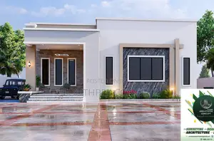Modern 3-Bedroom Residential Architectural Design 3D Visualization