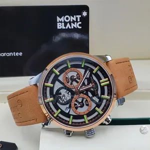 Montblanc Timewalker Chronograph Stainless Steel Head Wristwatch