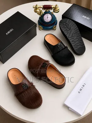 Amiri Luxury Fur Slip-on Mule