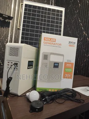 Brand New Solar Generator With 300w Output Plus 50W Solar Panel