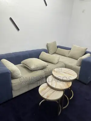 4 Seater Sofa With Marble Table